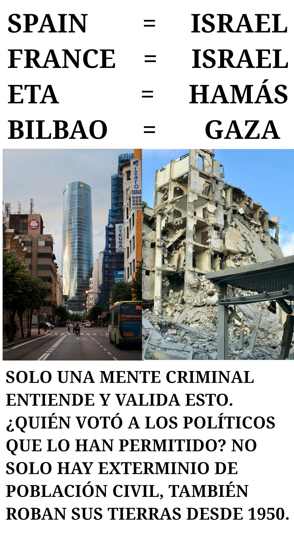 Barbarie en Palestina