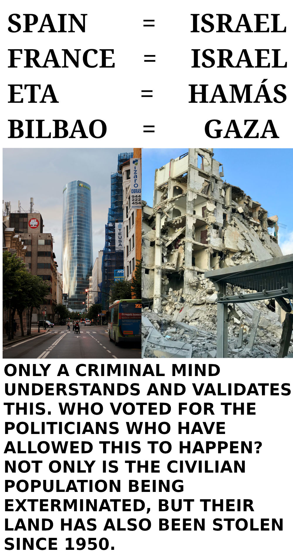 Barbarie en Palestine
